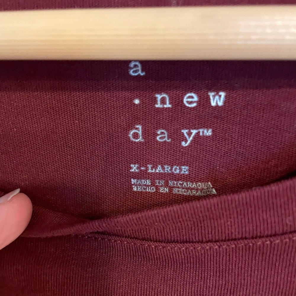 Target Burgundy XL Top